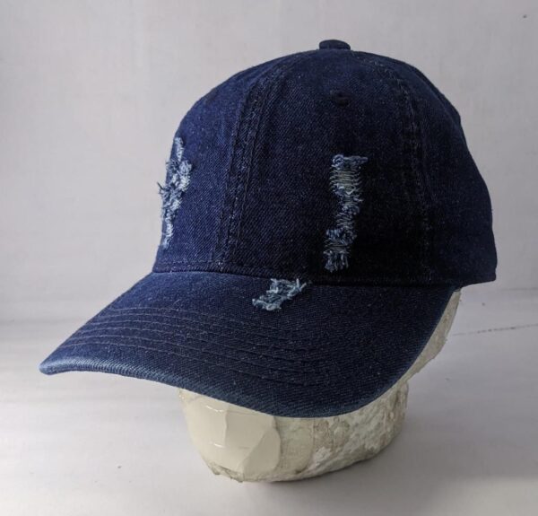 Distressed Denim Hat - Image 2